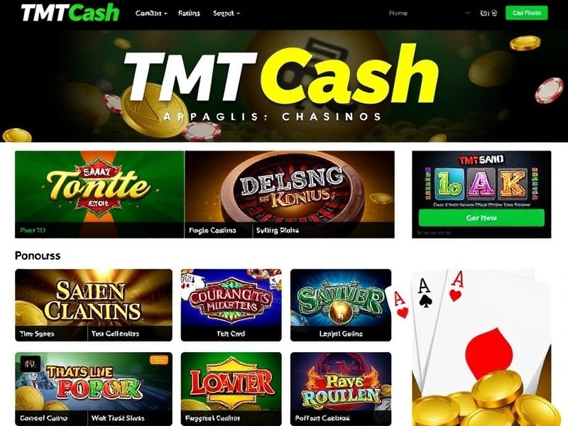 TMT Cash is your premier online gambling destination, offering a wide range of casino games, exclusive bonuses, and secure, licensed services. Play slots, poker, roulette, and more at tmtcash.com today.